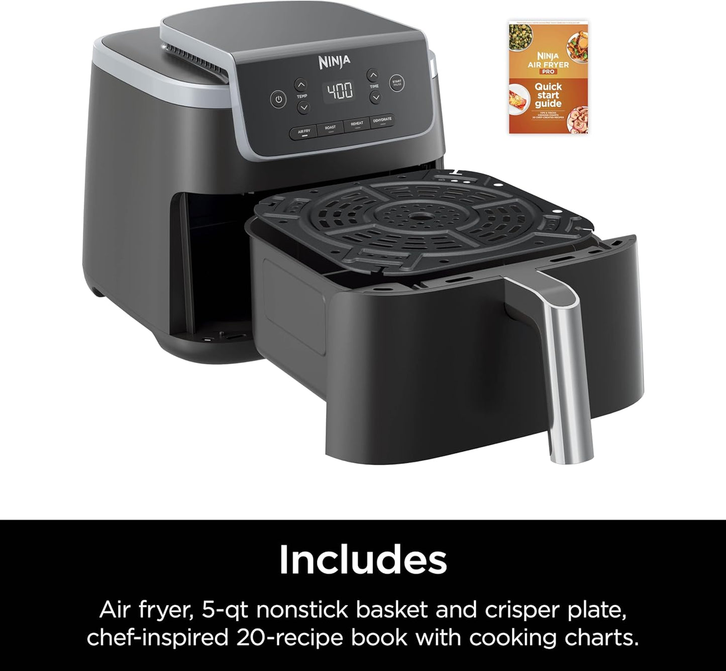 Air Fryer | 4-in-1 Pro Air Fry, Roast, Reheat, Dehydrate